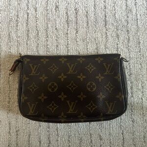 Louis Vuitton Brown Monogram Pouch